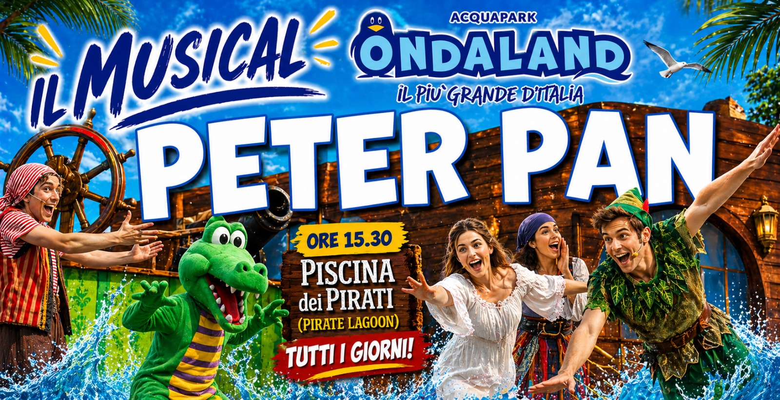 Lo spettacolo di Peter Pan a Ondaland